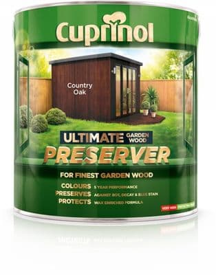 Cuprinol Ultimate Garden Wood Preserver 4L - Country Oak