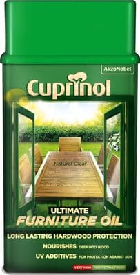 Cuprinol Ultimate Hardwood Furniture Oil 1L - Clear