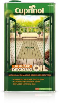 Cuprinol UV Guard Decking Oil 5L - Natural