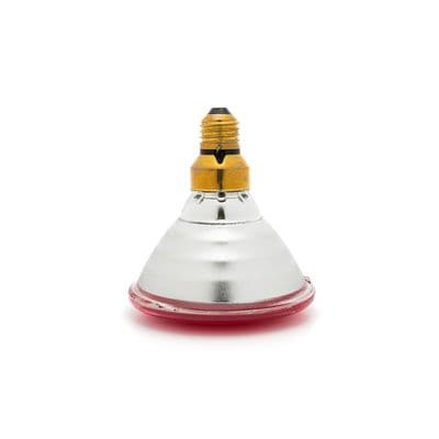 CURALUX INFRARED PAR 38 240V BULB - 176 WATT - RED