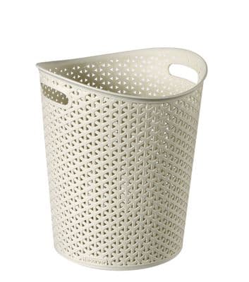 Curver My Style Paper Bin Vintage White - 13L