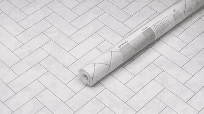 d-c-fix® Ceramics 3D Wallpaper - Metallic Chevron