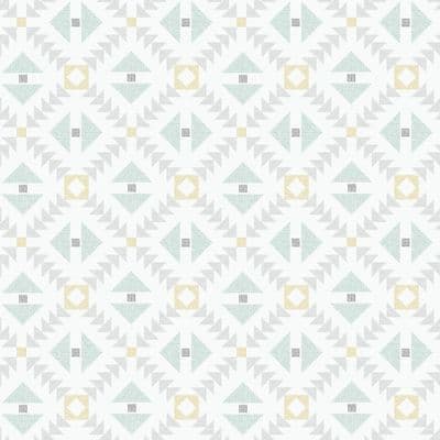 d-c-fix® Food Safe Tablecloth - Folkia Mint - 20m Roll x 140cm