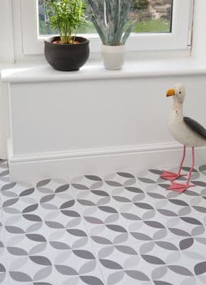 d-c-fix® Self Adhesive Floor Tiles 11 Piece - 1sqm Geometric