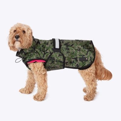 DANISH DESIGN 3-IN-1 DOG COAT CAMO/PINK