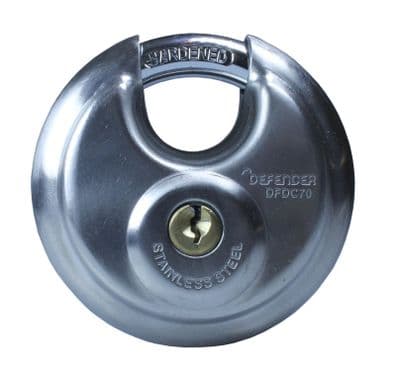 Defender Discus Padlock - 70mm