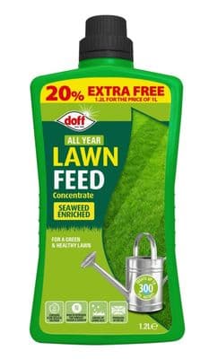 Doff All Year Lawn Feed Concentrate - 1.2L Extra Fill