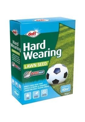 Doff Hardwearing Lawn Seed With Procoat - 1kg