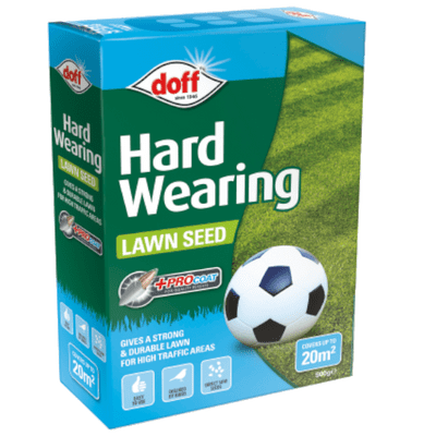 Doff Hardwearing Lawn Seed With Procoat - 500g
