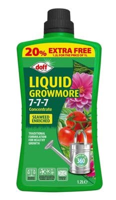 Doff Liquid Growmore Concentrate - 1.2L Extra Fill