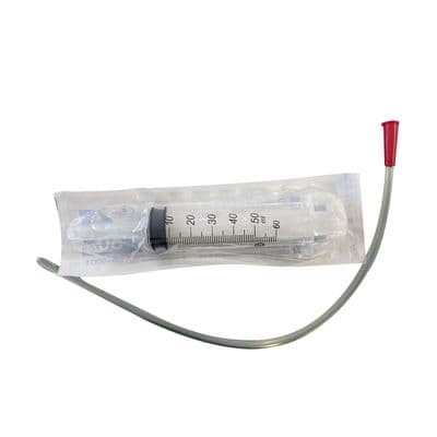 DOSING SYRINGE WITH CATHETER TIP