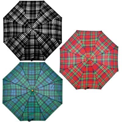 Drizzles Tartan Super Mini Umbrella - Assorted Tartans