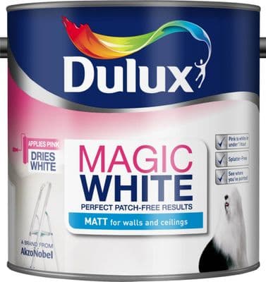 Dulux Magic White Matt 2.5L - Pure Brilliant White