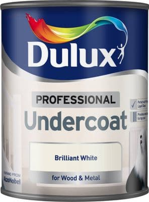 Dulux Professional Undercoat 750ml - Brilliant White
