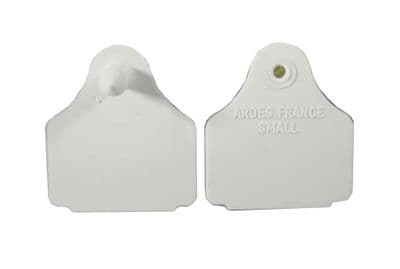 Eartag Back Blank - White