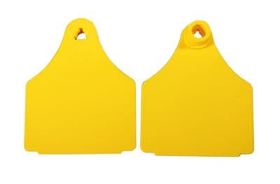 Eartag Back Blank - Yellow