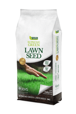 Empathy RHS Supreme Green Lawn Seed - 3kg