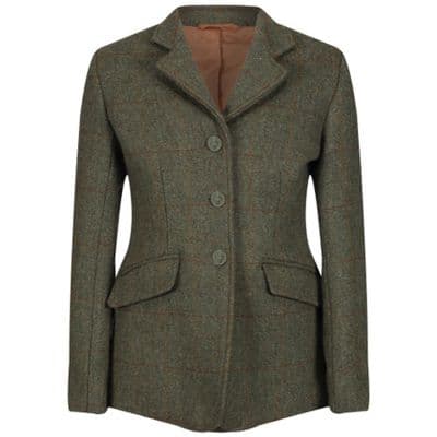 Equetech Claydon Tweed Junior Tweed Riding Jacket Size 32
