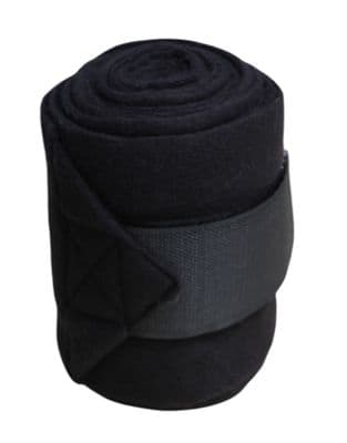 Equi-Sential Fleece Bandages - Black