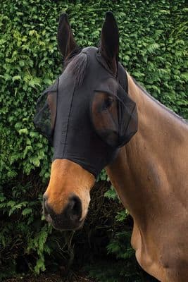 Equi-Sential SoftFit Fly Mask Black Cob