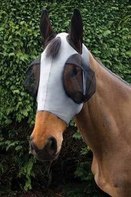 Equi-Sential SoftFit Fly Mask Grey Full