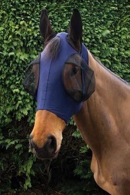 Equi-Sential SoftFit Fly Mask Navy Cob