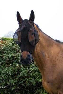 Equi-Sential SoftFit Plus Fly Mask Black Pony