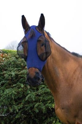 Equi-Sential SoftFit Plus Fly Mask Navy Cob