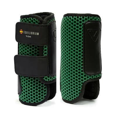 EQUILIBRIUM TRI-ZONE IMPACT SPORTS BOOTS HUNTER GREEN FRONT