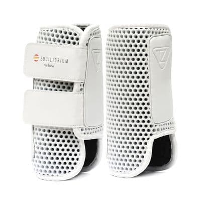 EQUILIBRIUM TRI-ZONE IMPACT SPORTS BOOTS WHITE FRONT