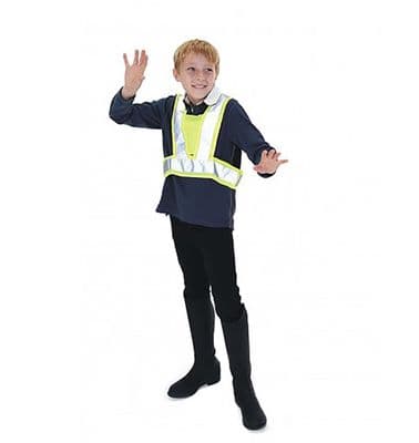 EQUISAFETY HI-VIS ADJUSTABLE BODY HARNESS