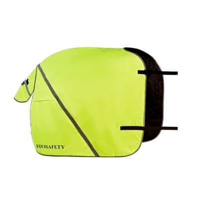 EQUISAFETY HI-VIS WATERPROOF QUARTER SHEET YELLOW