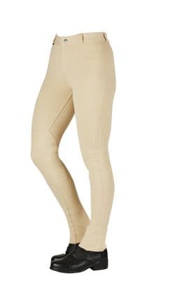 Equisential Cotton Jodhpurs Child Beige Size 24