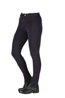 Equisential Cotton Jodhpurs Child Black Size 28