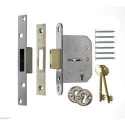 Era 5 Lever Viscount Mortice Deadlock 76mm - Finish: Brass Effect