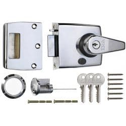 Era Double Locking Nightlatch 40mm - Finish: Brass Effect Body - Brass Cylinder