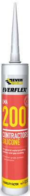 Everbuild Silicone 200 - 295ml Clear