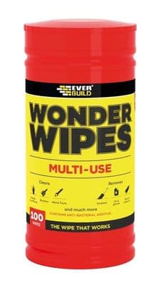 Everbuild Wonder Wipes - Tub Of 100