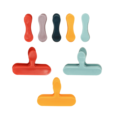 Fackelmann Bag Clips Multi - Set 8 Multi Coloured