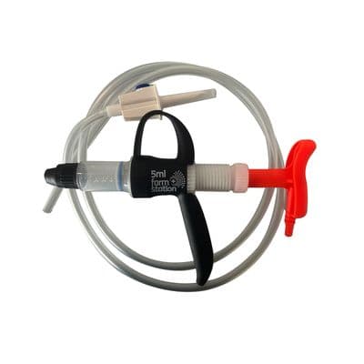 FARM STATION SEMI DISPOSABLE VACCINATOR WITH DRAW OFF