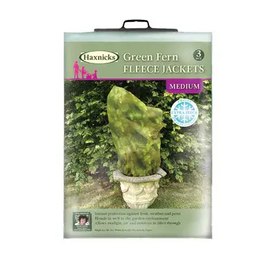 Fern Fleece Jackets Medium W80cm H100cm 3pk