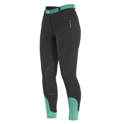 FIREFOOT FARSLEY BREECHES KIDS BLACK/TEAL