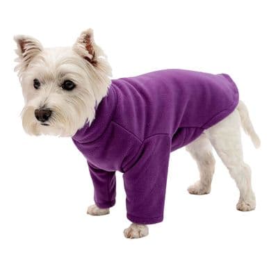 FIREFOOT FLEECE DOG JUMPER PURPLE