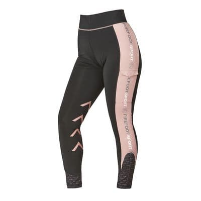 FIREFOOT RIPON SPORT BREECHES KIDS BLACK/ROSE GOLD
