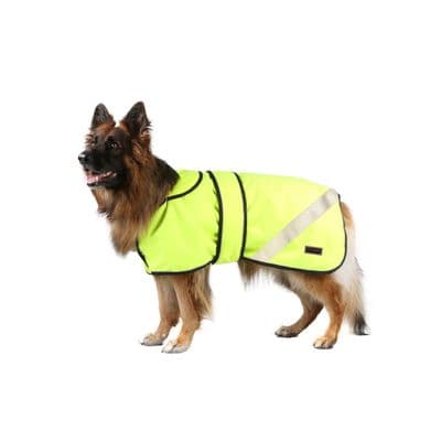 FIREFOOT WATERPROOF 2-IN-1 DOG COAT HI VIS YELLOW