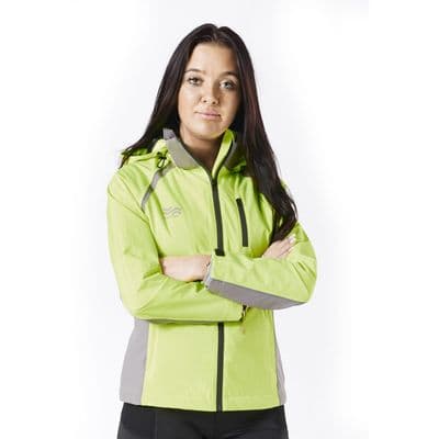 FIREFOOT WATERPROOF FLEECED LINED JACKET LADIES YELLOW/GREY