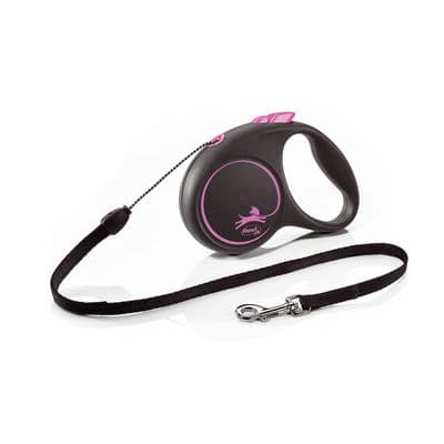 FLEXI BLACK DESIGN CORD PINK