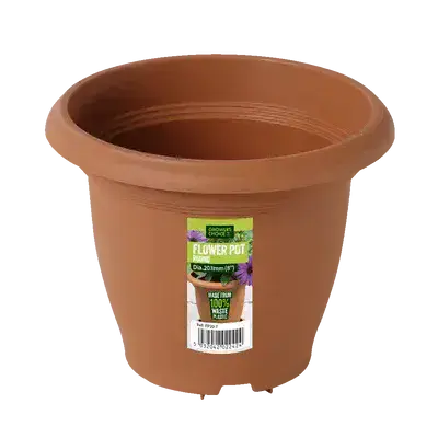 Flower Pot 203 x 164mm Terracotta