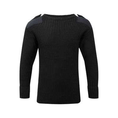 FORT CREW NECK COMBAT JUMPER BLACK