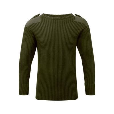FORT CREW NECK COMBAT JUMPER GREEN